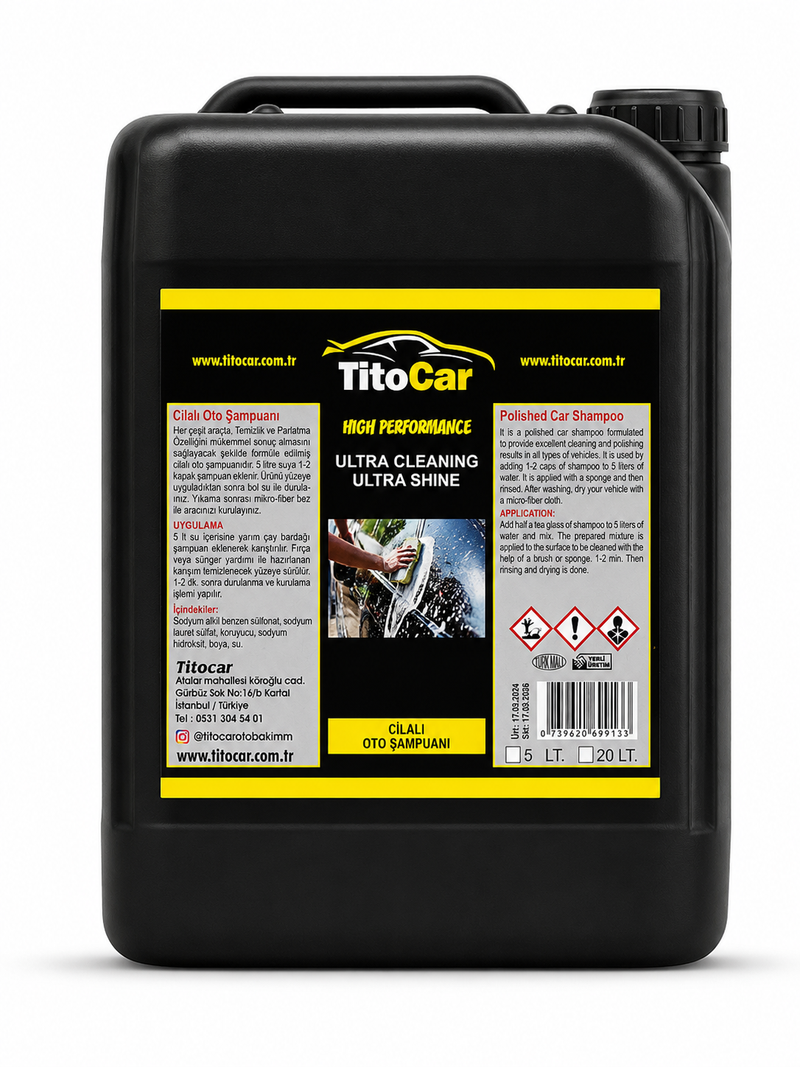 TitoCar Autoshampoo met Wax 20 Liter