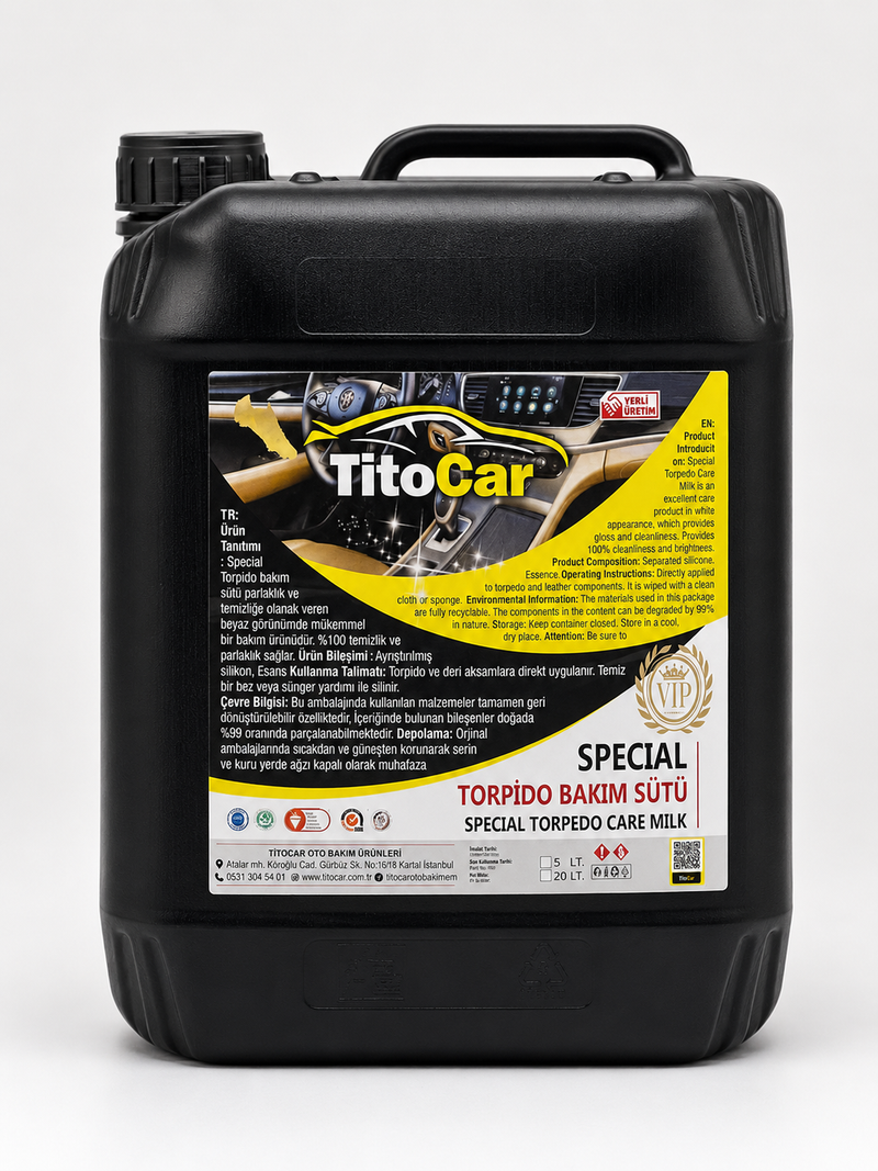 TitoCar Dashboard Glansmelk 5 Liter