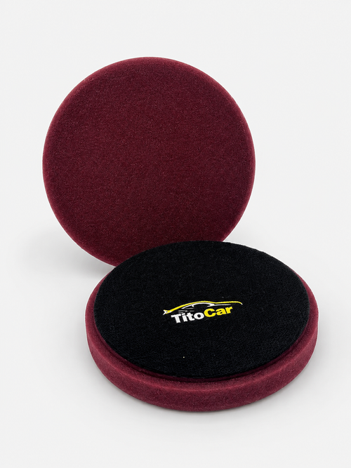 TitoCar Swirl Pad Bordeaux 170 mm