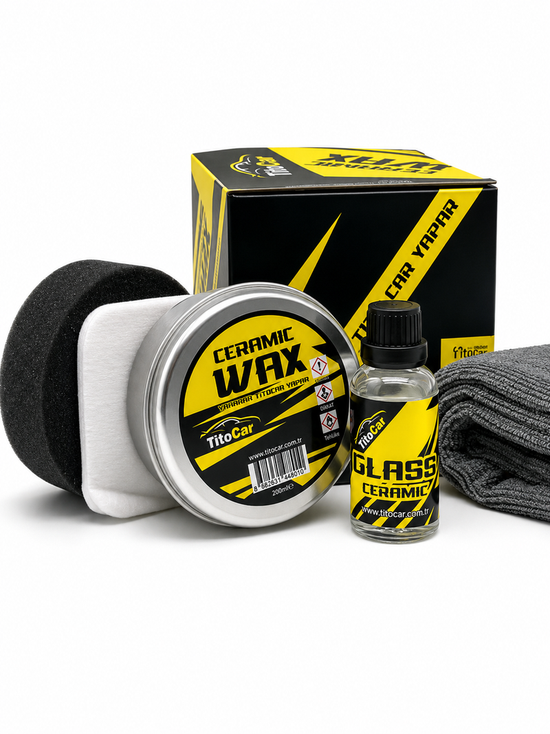 TitoCar Keramische Wax Glass Ceramic Cadeauset 200ml