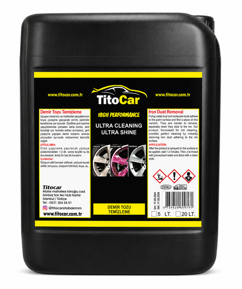 TitoCar IJzerstof & Velgenreiniger Vloeistof 5 lt